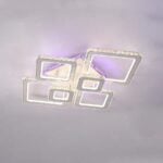 Lustra Led Shanif cu Telecomanda, 288W, Alb, RGB - imagine 8