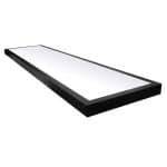 Panou LED Suspendat si Aplicat, Lumina Rece, 6000K, 72W, Negru 117x28 cm - imagine 9