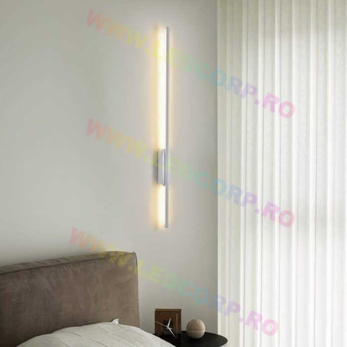 Aplica LED Zahrah 26W, Alb, Lumina Rece/Calda/Neutra - imagine 2
