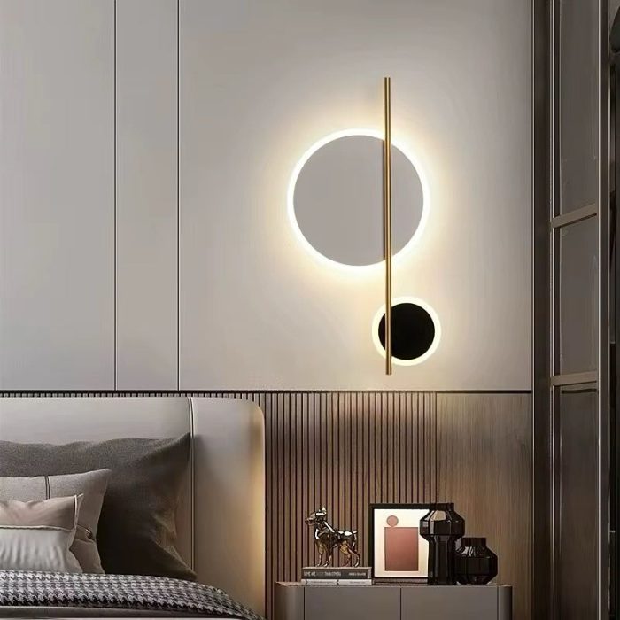 Aplica LED Bloom, 48W, 3 Tipuri de Lumina, Negru, Alb (1)