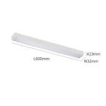 Banda LED, Sina Magnetica Aplicata Slim, Lumina Neutra, 20W, Alb - imagine 2