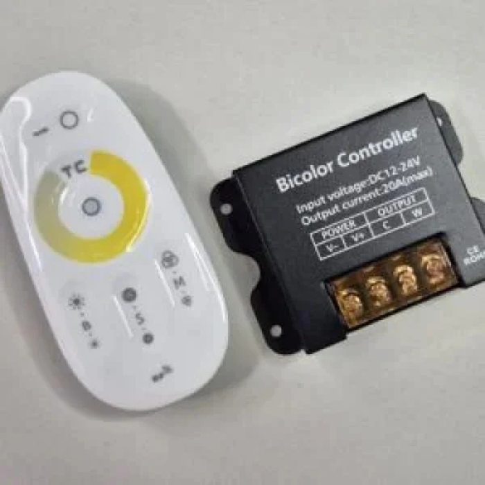 Controler Bandă LED CCT 12-24V, 20A, cu Telecomandă, 3 Tipuri Lumină, 6 Moduri Dinamice