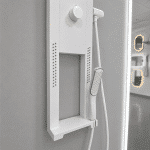 Panel de Dus Lux, Efect de Ploaie, 4 Functii Apa, Alb - imagine 3