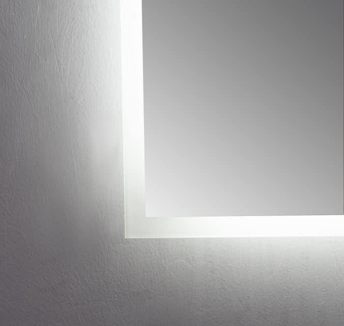 Oglindă LED Premium 75×80 cm, 3 Tipuri de Lumină - Calda, Rece, Neutra, Cu Buton Touch - imagine 9