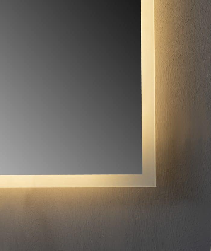 Oglindă LED Premium 75×80 cm, 3 Tipuri de Lumină - Calda, Rece, Neutra, Cu Buton Touch - imagine 7