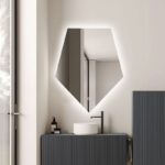 Oglindă LED Diamant Premium 80×90 cm, Touch, 3 Tipuri Lumină - Calda, Rece, Naturala, Dimabile - imagine 15