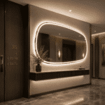 Oglindă LED Ovala Premium 150×85 cm, 3 Tipuri de Lumină - Calda, Rece, Neutra - imagine 6