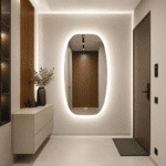 Oglindă LED Ovala Premium 60×90 cm, 3 Tipuri de Lumină - Calda, Rece, Neutra