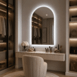Oglindă LED Premium 75×80 cm, 3 Tipuri de Lumină - Calda, Rece, Neutra, Cu Buton Touch - imagine 4