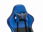 Scaun Gaming PREMIUM Immersion Chairs Blue BOC-778, Negru-Albastru - imagine 4
