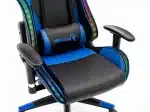 Scaun Gaming PREMIUM Immersion Chairs Blue BOC-778, Negru-Albastru - imagine 5