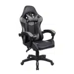 Scaun Gaming, Birou Profesional Tron Thrones Grey, Reglabil, Gri/Negru - imagine 6