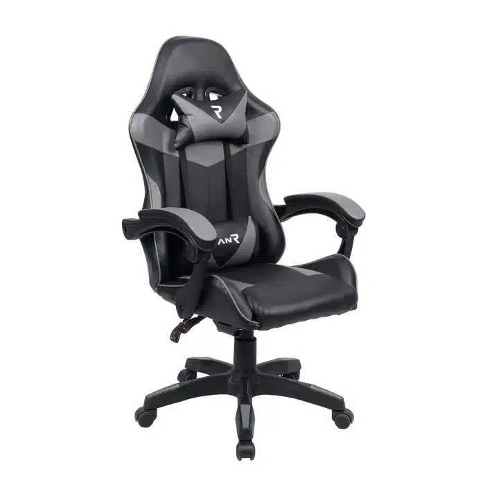 Scaun Gaming, Birou Profesional Tron Thrones Grey, Reglabil, Gri/Negru - imagine 6