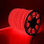 Bandă LED Lumina Rosie, Siliconata FCOB 230V 10W/m IP65 – Lumină Continuă, Vânzare la Metru - imagine 7