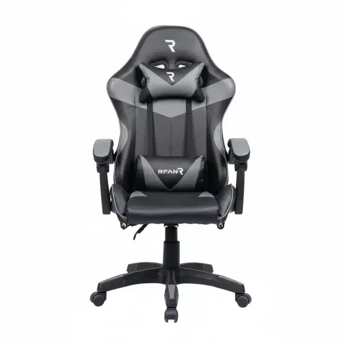 Scaun Gaming, Birou Profesional Tron Thrones Grey, Reglabil, Gri/Negru - imagine 2