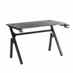 Birou de Gaming, 501 Black, 120x60x73CM - imagine 5