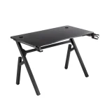 Birou de Gaming, 501 Black, 120x60x73CM - imagine 2
