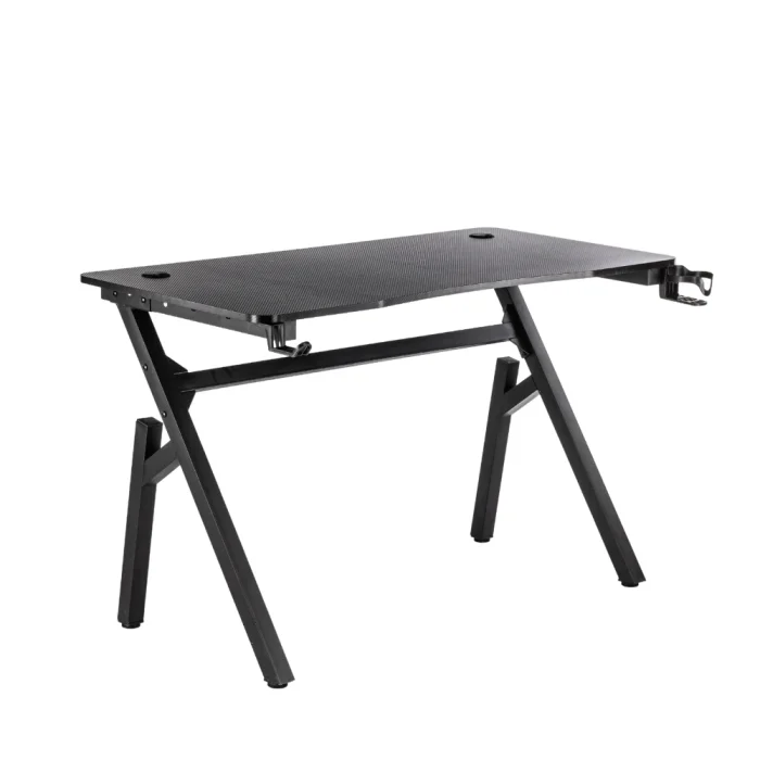 Birou de Gaming, 501 Black, 120x60x73CM - imagine 15