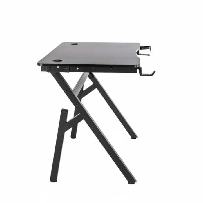 Birou de Gaming, 501 Black, 120x60x73CM - imagine 14