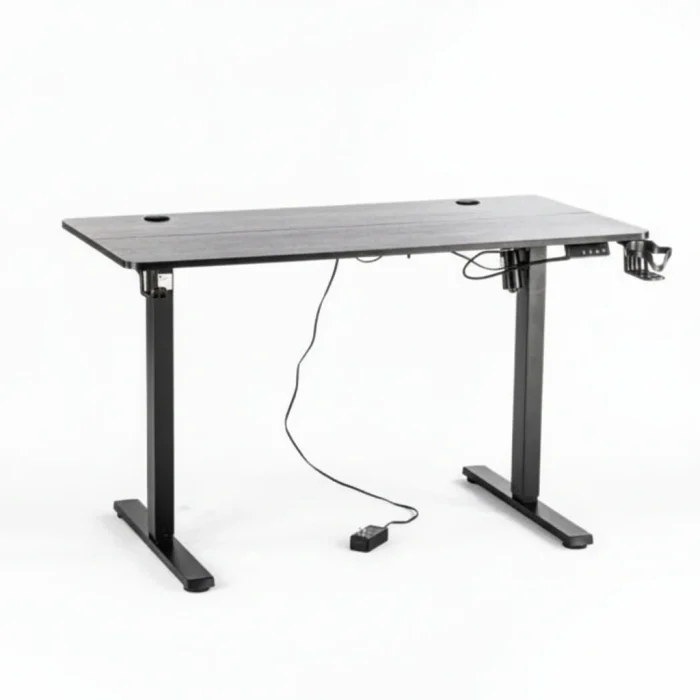 Birou de Gaming, 506 Black Inaltime Reglabila 120x60x73CM - imagine 14
