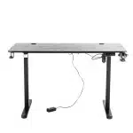 Birou de Gaming, 506 Black Inaltime Reglabila 120x60x73CM - imagine 18