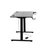 Birou de Gaming, 506 Black Inaltime Reglabila 120x60x73CM - imagine 21