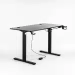 Birou de Gaming, 506 Black Inaltime Reglabila 120x60x73CM - imagine 5