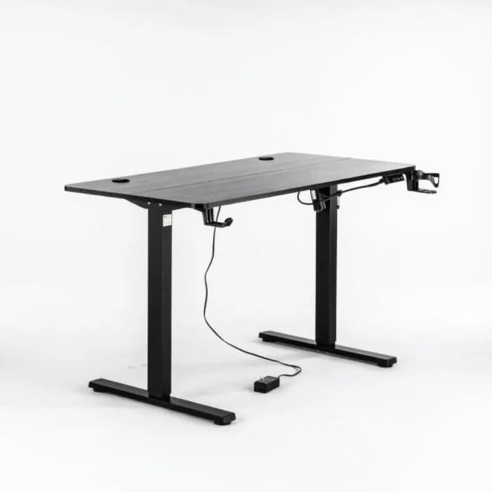 Birou de Gaming, 506 Black Inaltime Reglabila 120x60x73CM - imagine 5