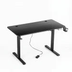 Birou de Gaming, 506 Black Inaltime Reglabila 120x60x73CM - imagine 6