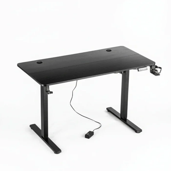 Birou de Gaming, 506 Black Inaltime Reglabila 120x60x73CM - imagine 6