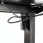 Birou de Gaming, 506 Black Inaltime Reglabila 120x60x73CM - imagine 9