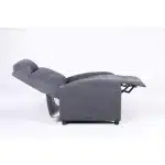 Fotoliu Recliner Premium din Stofă Gri Închis – Confort și Relaxare Modernă - imagine 10