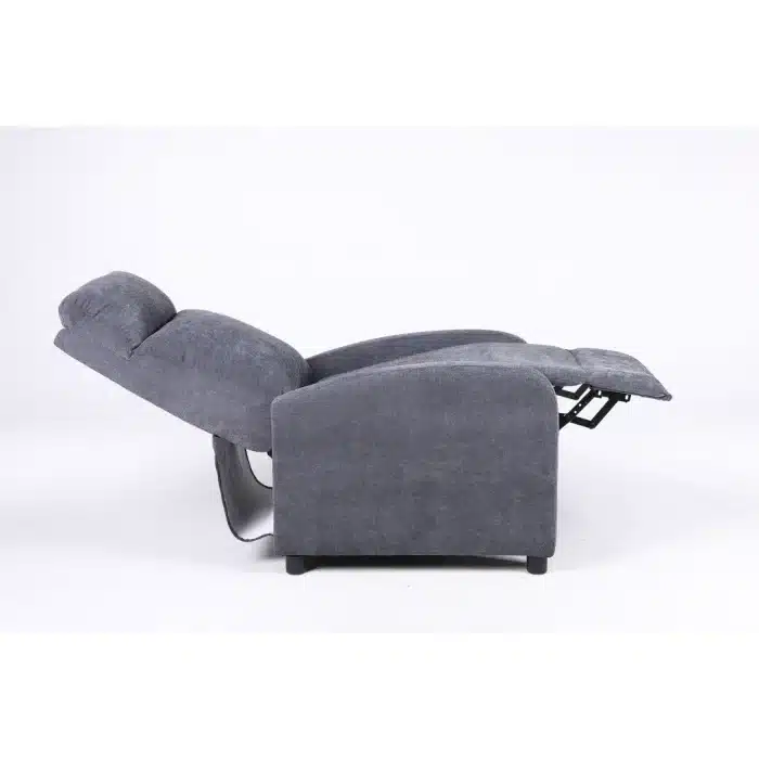 Fotoliu Recliner Premium din Stofă Gri Închis – Confort și Relaxare Modernă - imagine 10