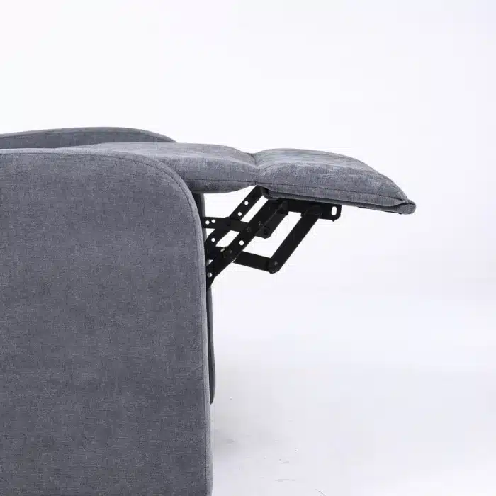 Fotoliu Recliner Premium din Stofă Gri Închis – Confort și Relaxare Modernă - imagine 11