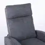 Fotoliu Recliner Premium din Stofă Gri Închis – Confort și Relaxare Modernă - imagine 8