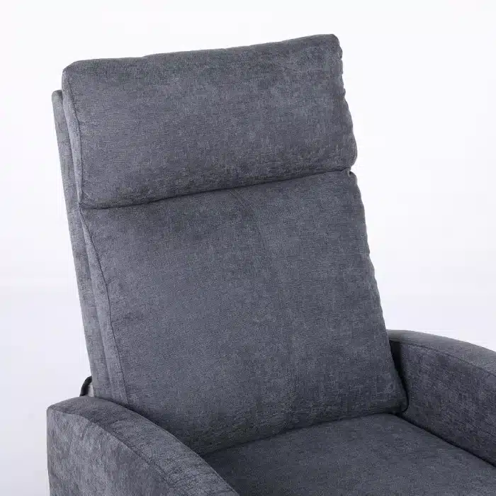 Fotoliu Recliner Premium din Stofă Gri Închis – Confort și Relaxare Modernă - imagine 8
