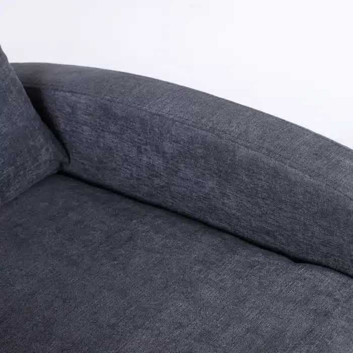 Fotoliu Recliner Premium din Stofă Gri Închis – Confort și Relaxare Modernă - imagine 13