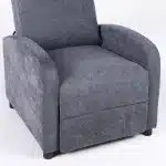 Fotoliu Recliner Premium din Stofă Gri Închis – Confort și Relaxare Modernă - imagine 6