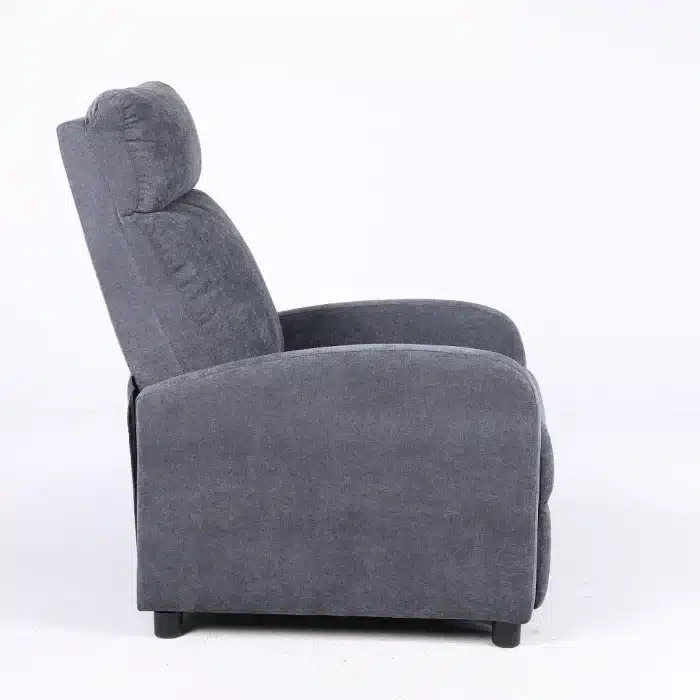 Fotoliu Recliner Premium din Stofă Gri Închis – Confort și Relaxare Modernă - imagine 17