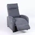 Fotoliu Recliner Premium din Stofă Gri Închis – Confort și Relaxare Modernă - imagine 9