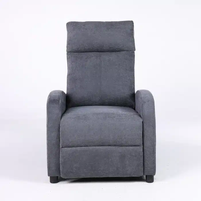 Fotoliu Recliner Premium din Stofă Gri Închis – Confort și Relaxare Modernă - imagine 16