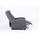 Fotoliu Recliner Premium din Stofă Gri Închis – Confort și Relaxare Modernă - imagine 12