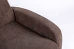Fotoliu Recliner Premium din Stofă Maro – Confort și Relaxare Modernă - imagine 7