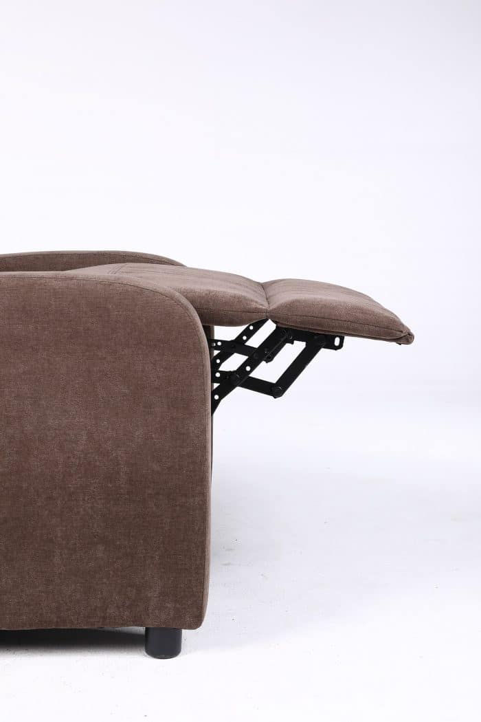 Fotoliu Recliner Premium din Stofă Maro – Confort și Relaxare Modernă - imagine 8