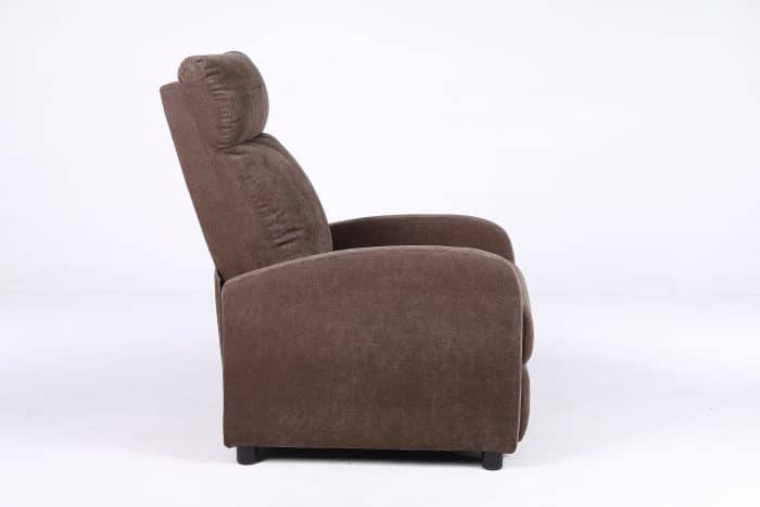 Fotoliu Recliner Premium din Stofă Maro – Confort și Relaxare Modernă - imagine 9