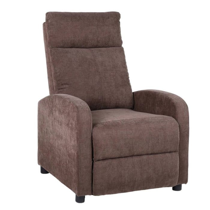Fotoliu Recliner Premium din Stofă Maro – Confort și Relaxare Modernă - imagine 23
