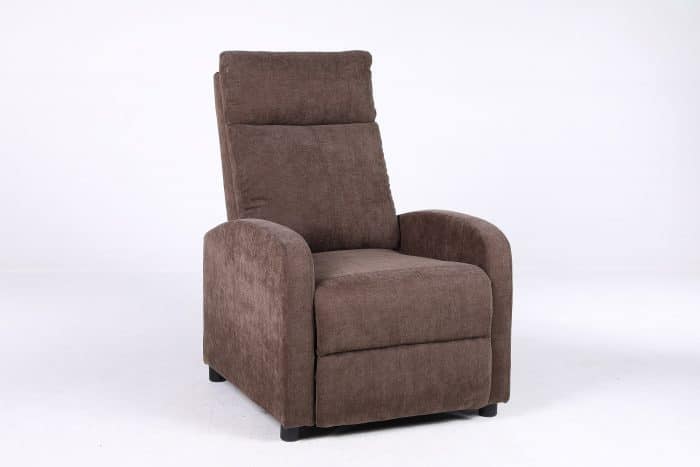 Fotoliu Recliner Premium din Stofă Maro – Confort și Relaxare Modernă - imagine 19