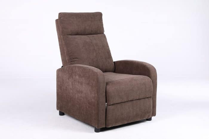 Fotoliu Recliner Premium din Stofă Maro – Confort și Relaxare Modernă - imagine 18
