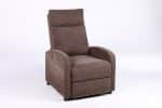 Fotoliu Recliner Premium din Stofă Maro – Confort și Relaxare Modernă - imagine 17