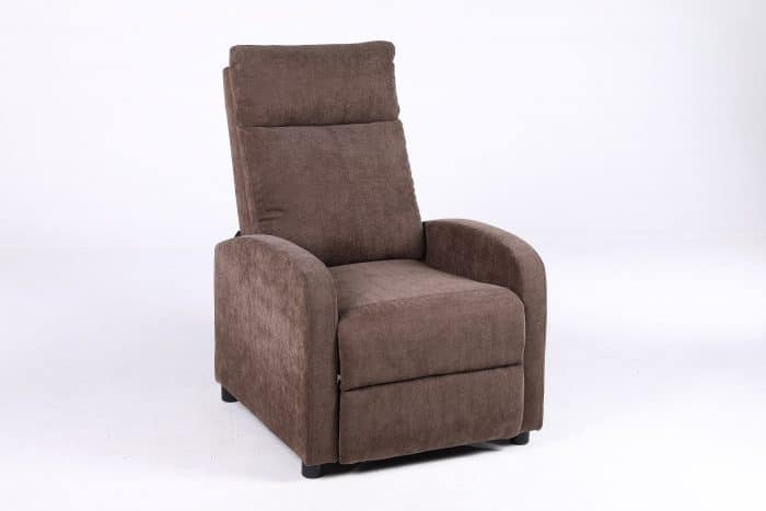 Fotoliu Recliner Premium din Stofă Maro – Confort și Relaxare Modernă - imagine 17